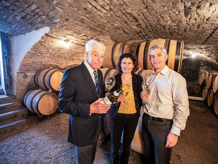 Domaine Albert Grivault — Michel, Claire와 Henri-Marc Bardet 가족 사진