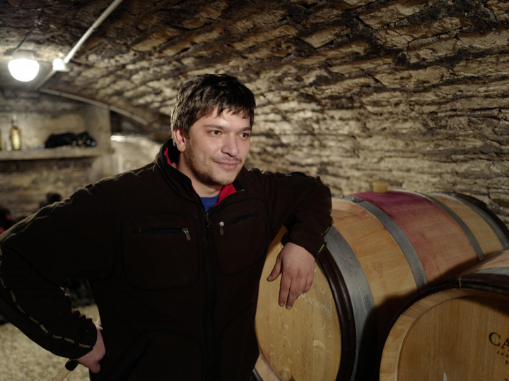 Maxime Cheurlin at Domaine Georges Noellat